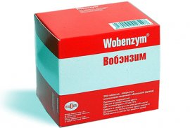 Не определено, Вобэнзим, таблетки покрытые кишечнорастворимой оболочкой
